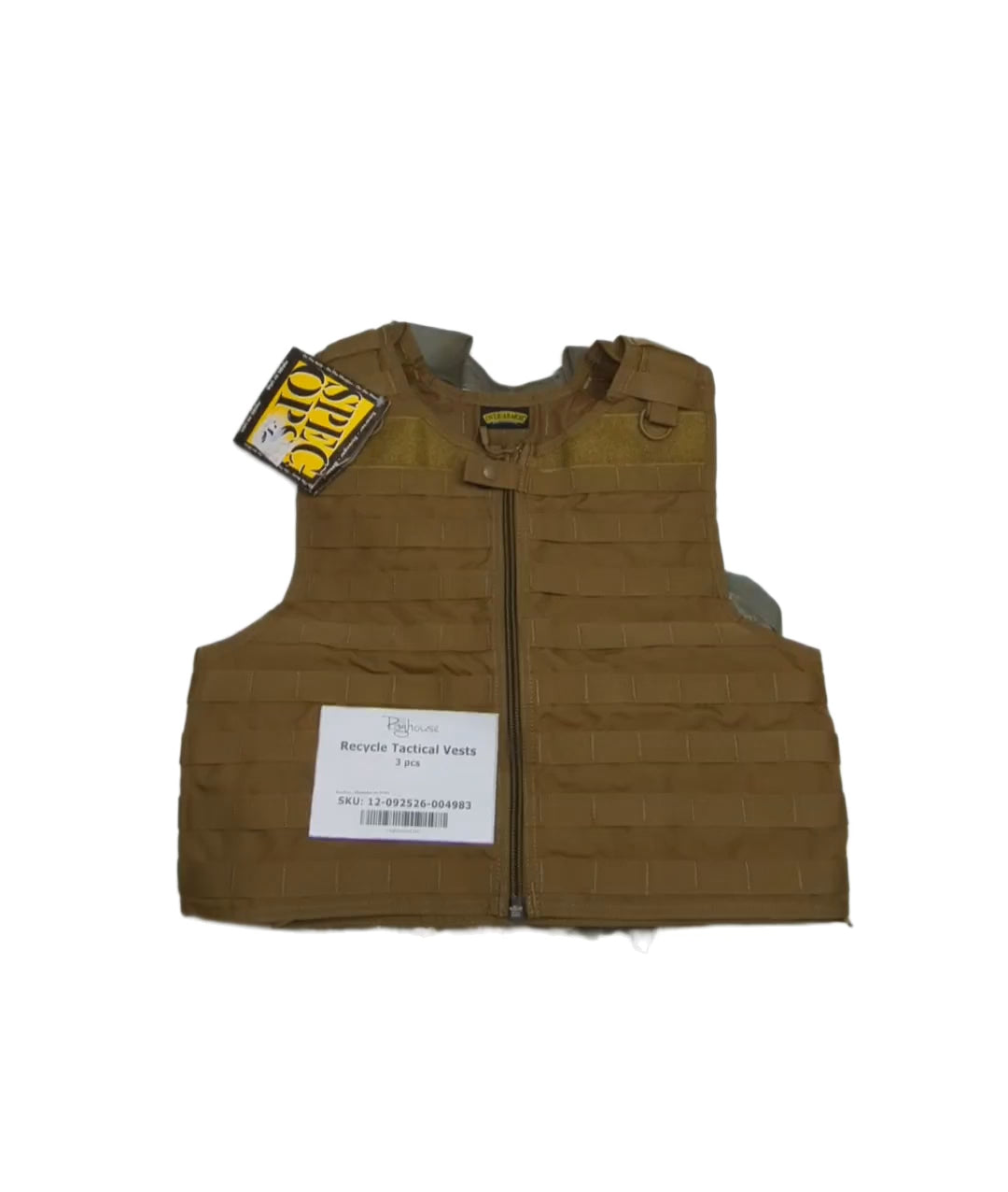 Recycle Tactical Vests 3 pcs