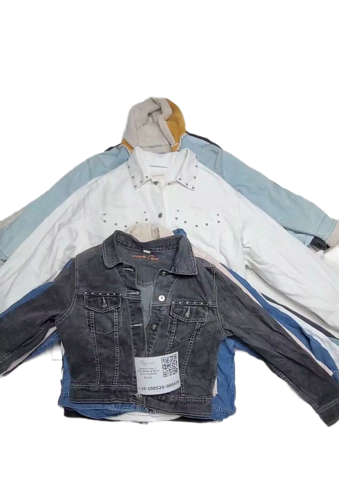 Recycle Crop + Dirty White & More Denim Jackets 22 pcs