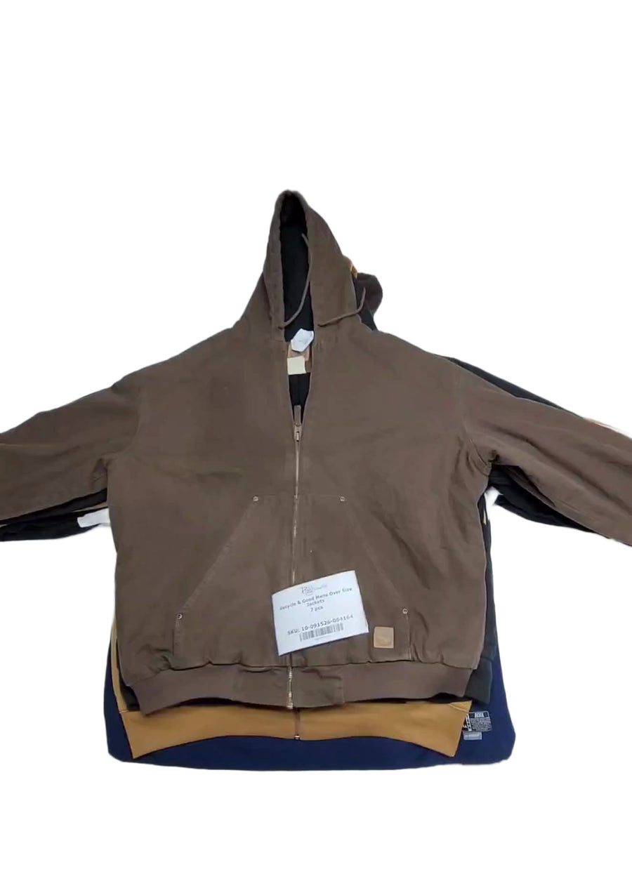 Recycle & Good Mens Over Size Jackets 7 pcs