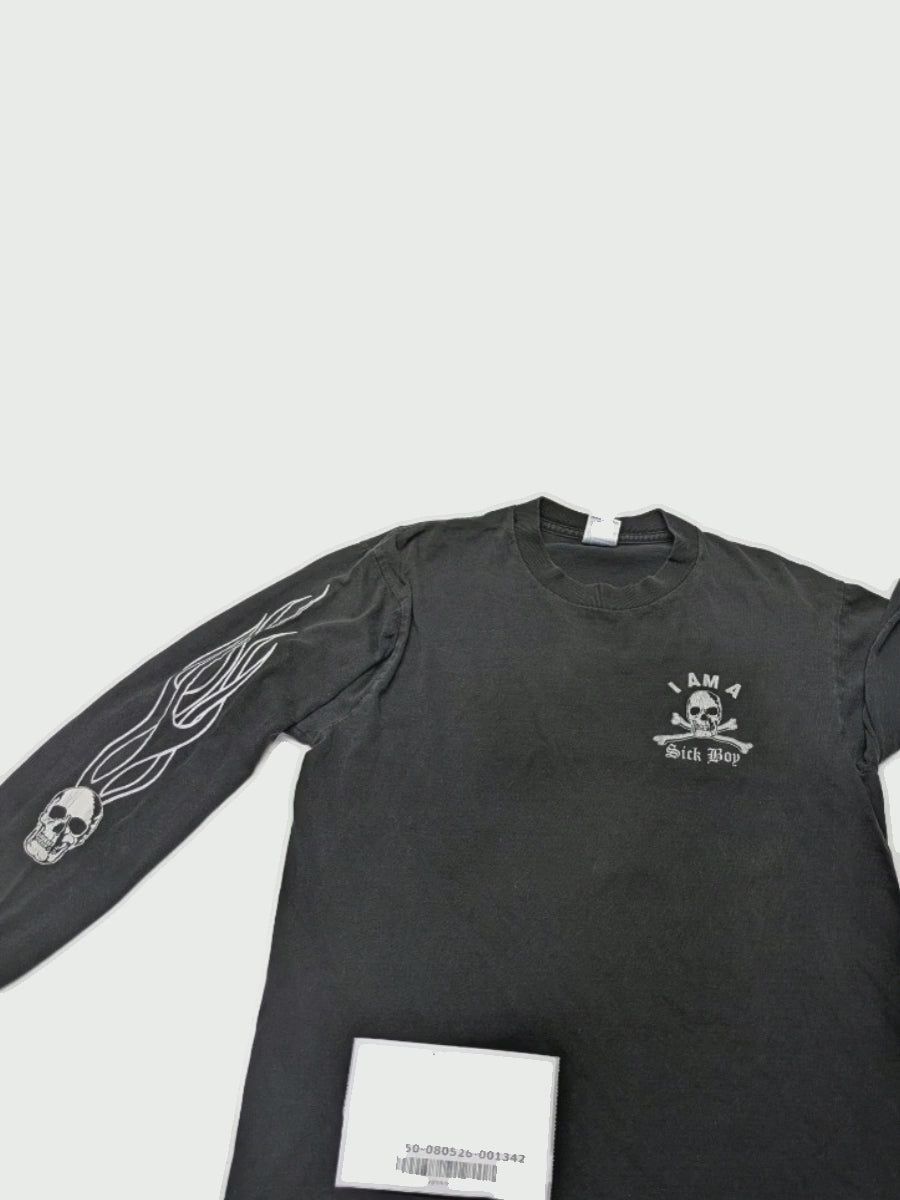Y2K Sick Boy Motorcycles Tee M 1 pc
