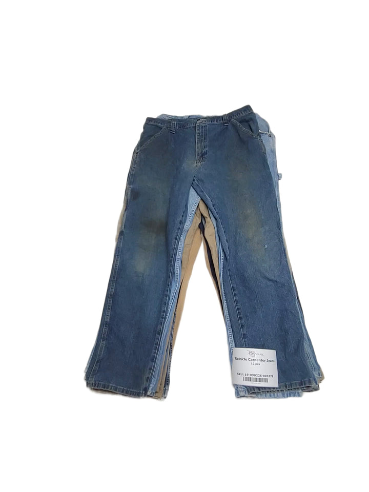 Recycle Mens Carpenter Jeans 12 pcs