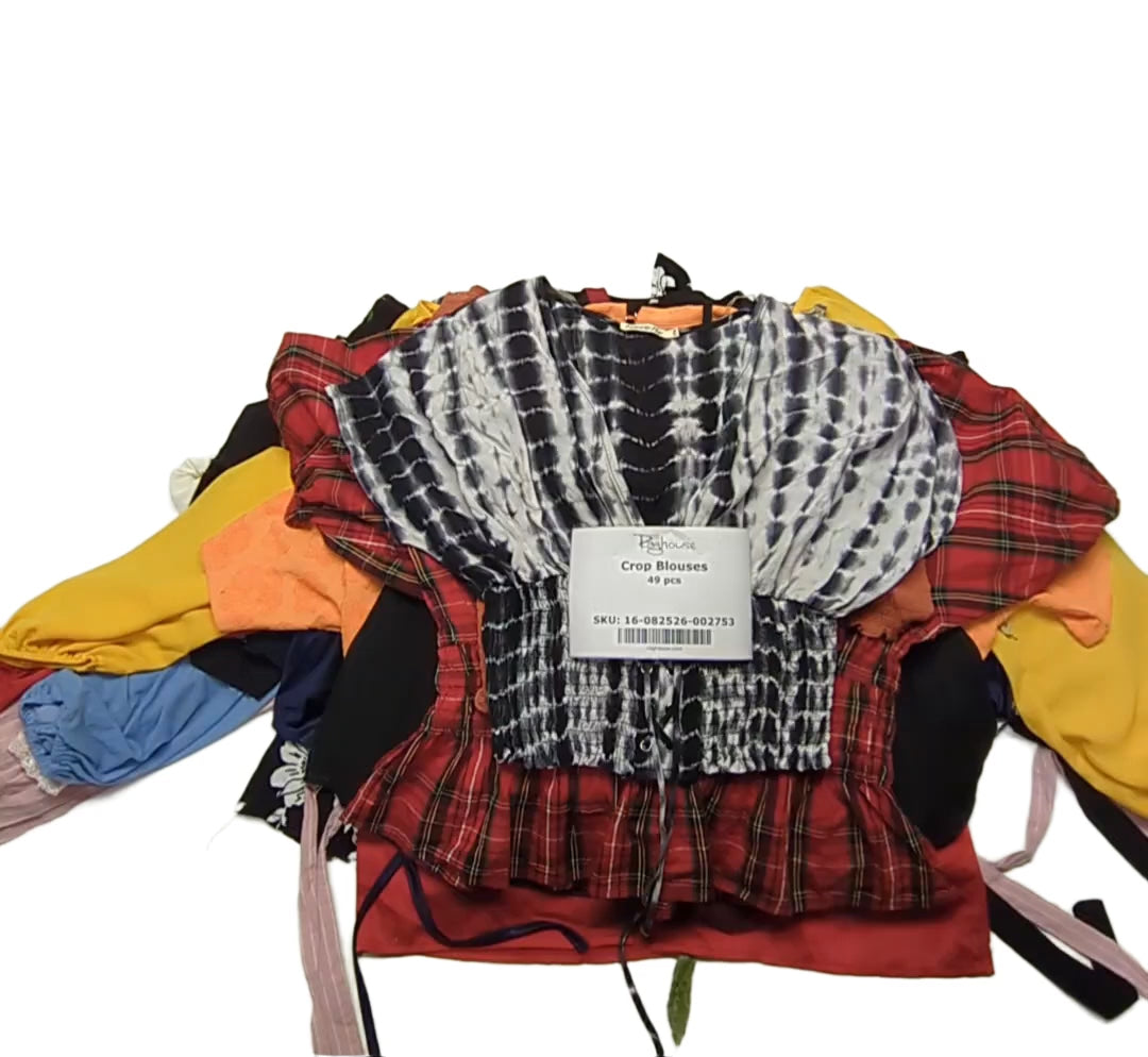 Crop Blouses 49 pcs