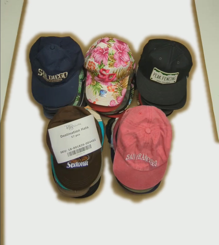 Destination Hats 57 pcs