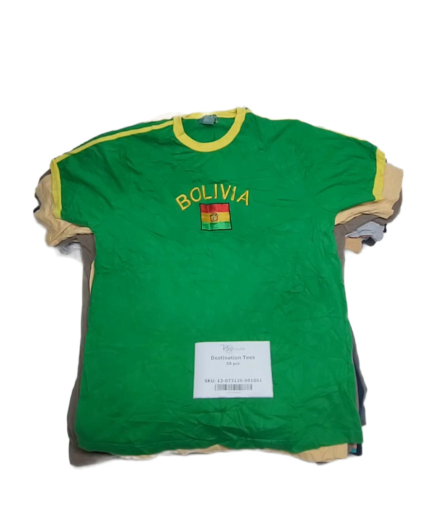 Destination Tees 58 pcs