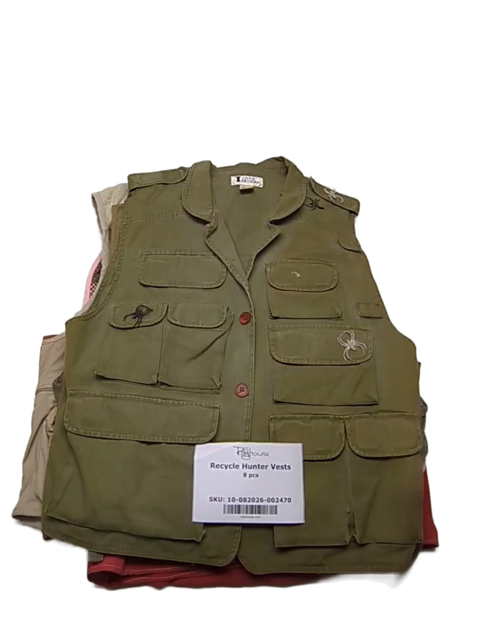 Recycle Hunter Vests 8 pcs
