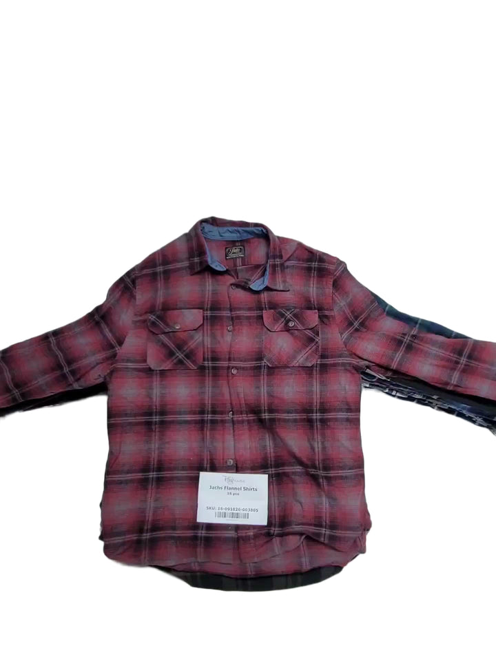 Jachs Flannel Shirts 16 pcs