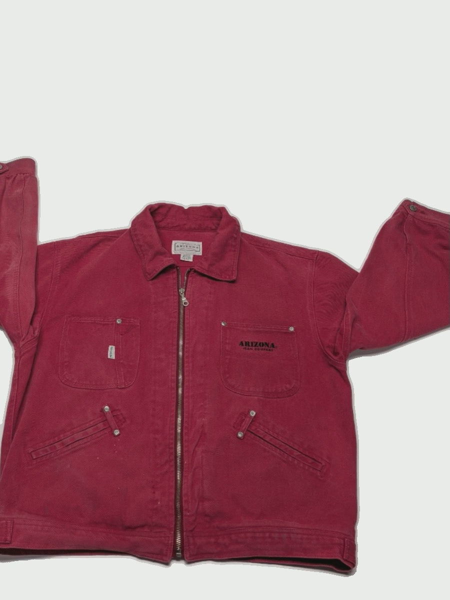Arizona Jean Company Denim Zipper Jacket M 1 pc