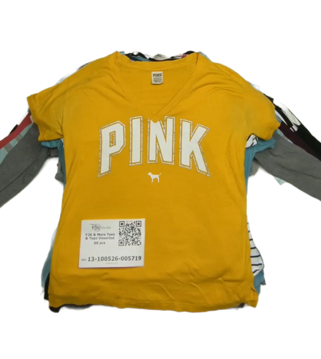 Y2K & More Tees & Tops Unsorted 60 pcs