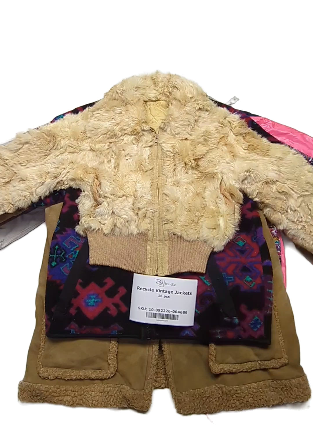 Recycle Vintage Jackets 16 pcs