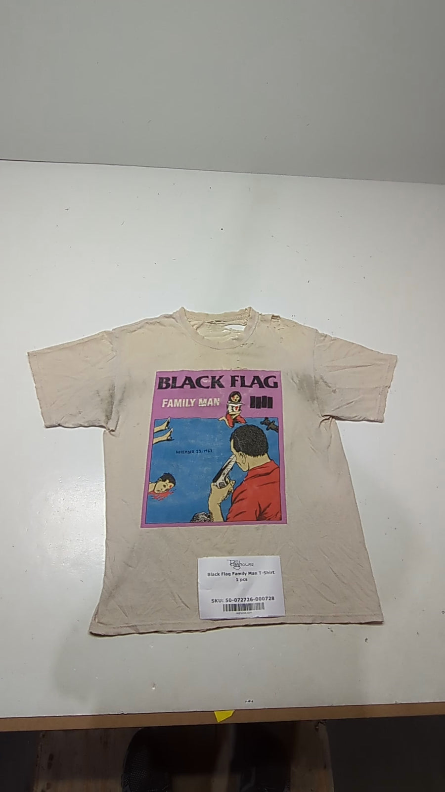 Black Flag Family Man T-Shirt 1 pcs