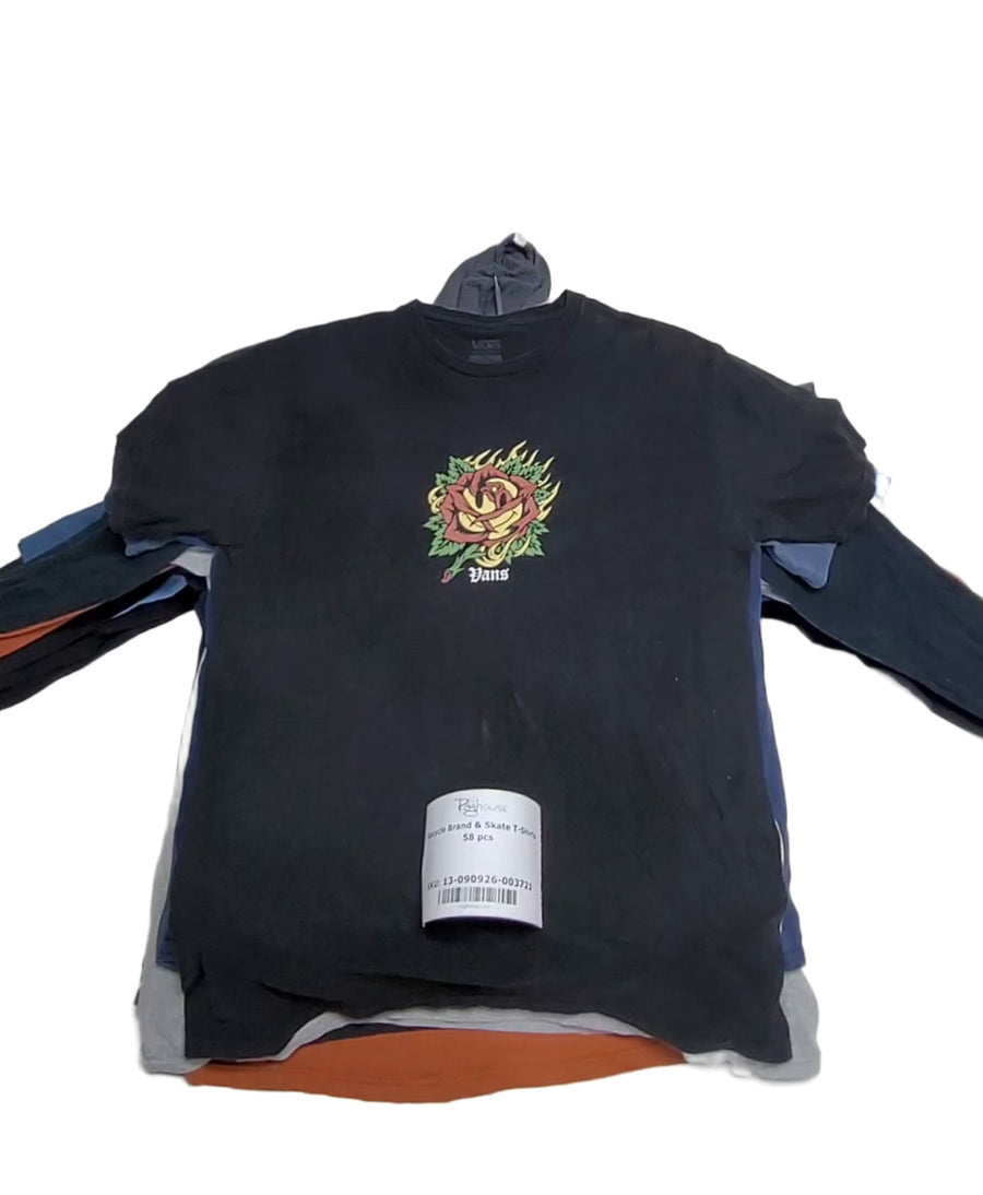 Recycle Brand & Skate T-Shirts 58 pcs