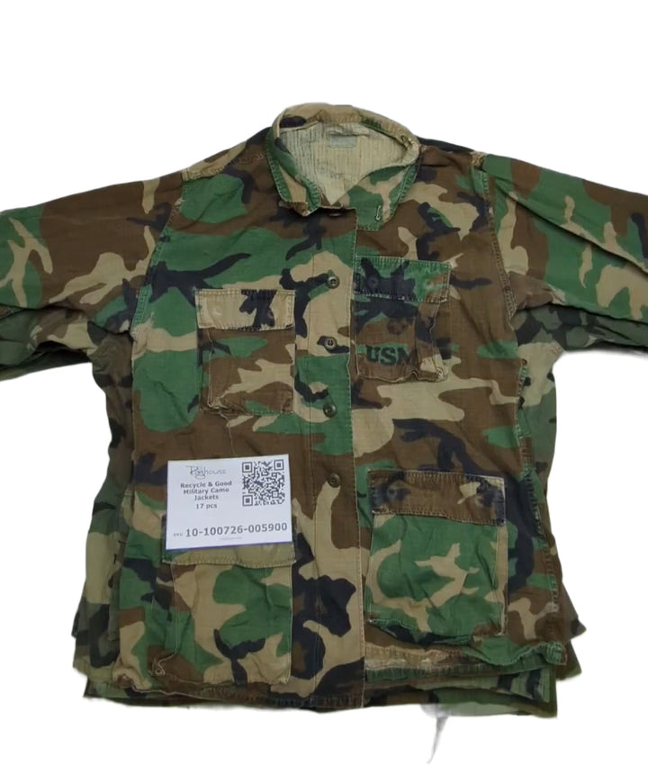 Recycle & Good Military Camo Jackets 17 pcs