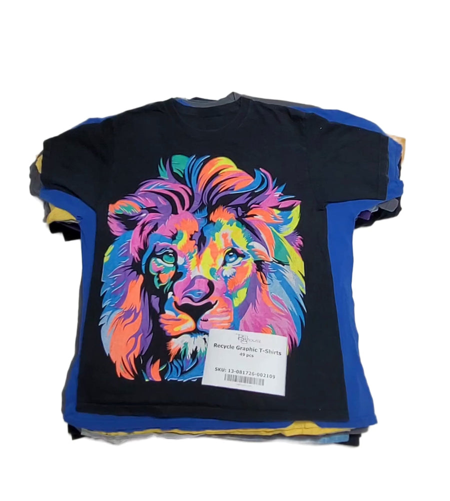 Recycle Graphic T-Shirts 49 pcs