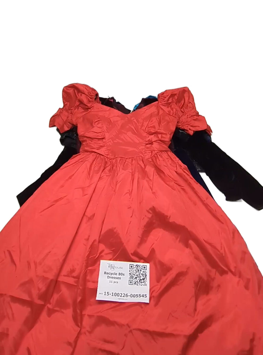Recycle 80s Dresses 11 pcs