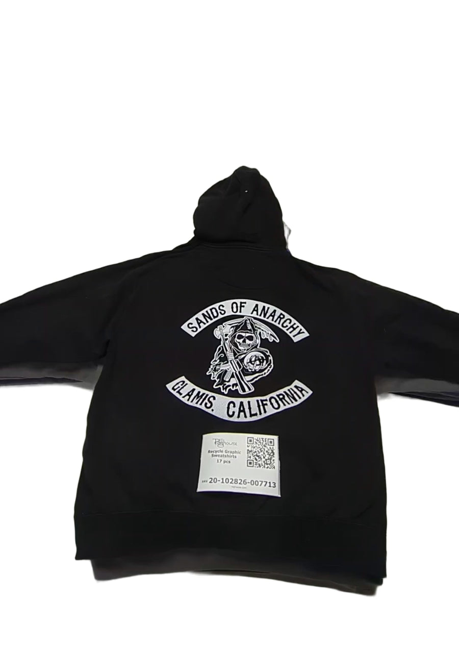 Recycle Graphic Sweatshirts 17 pcs