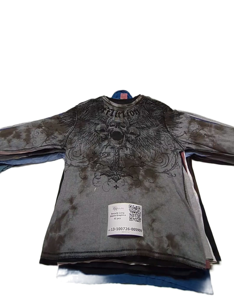 Recycle Long Sleeve Graphics 41 pcs