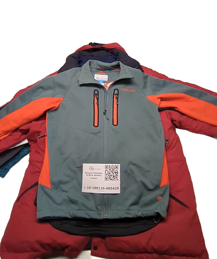 Recycle Columbia & More Jackets 14 pcs