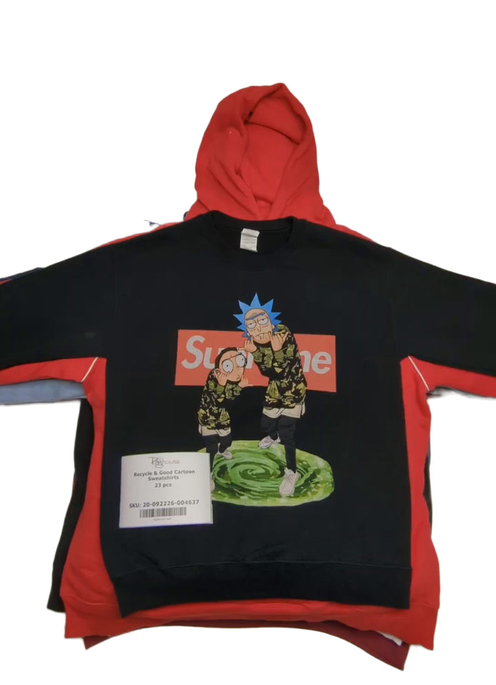Recycle & Good Cartoon Sweatshirts 23 pcs