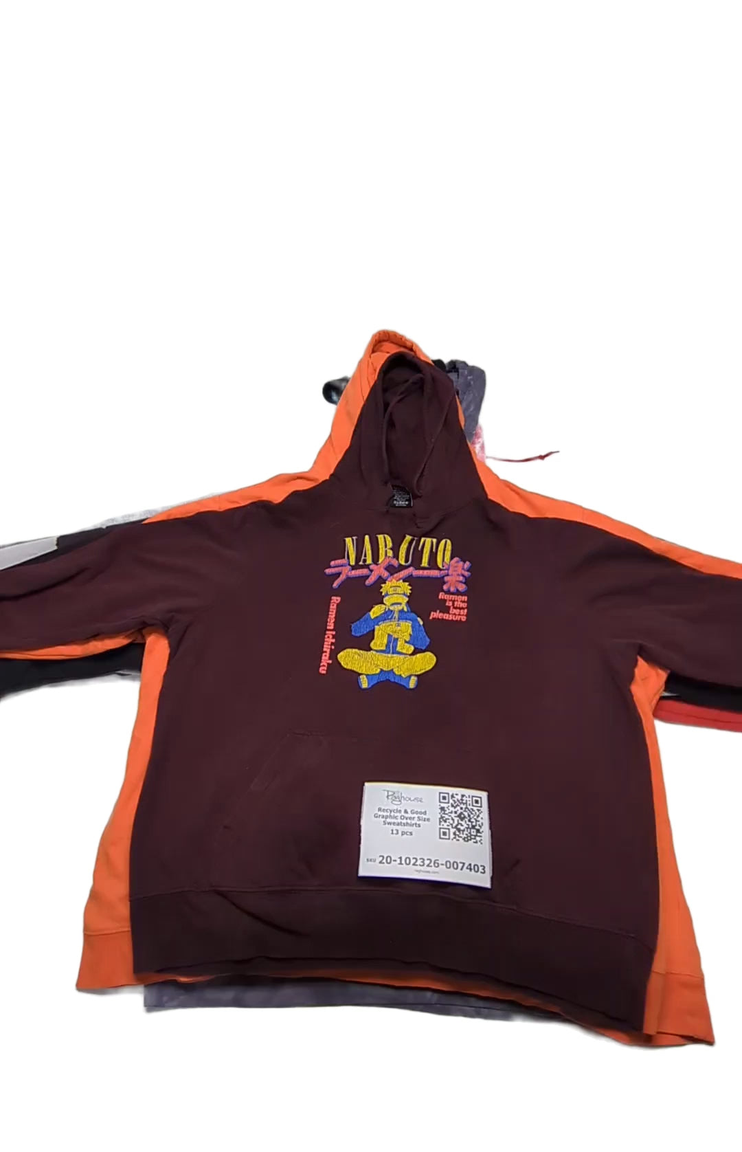 Recycle & Good Graphic Over Size Sweatshirts 13 pcs