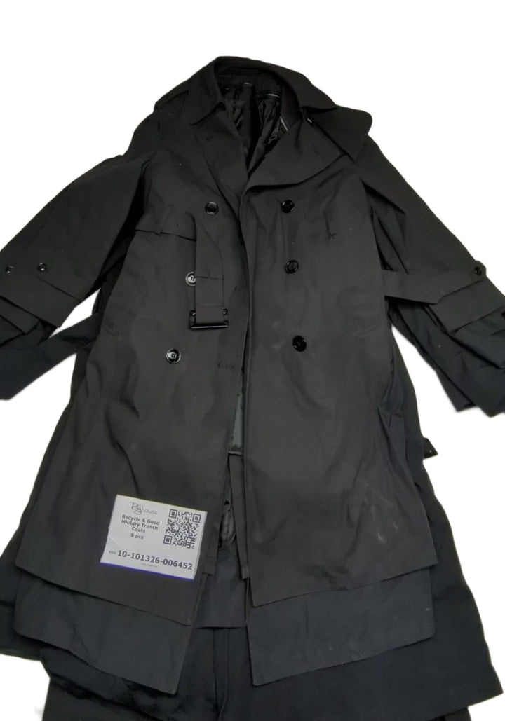 Recycle & Good Military Trench Coats 8 pcs