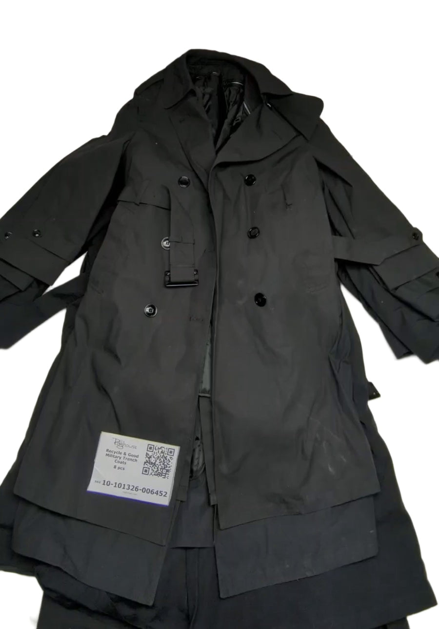 Recycle & Good Military Trench Coats 8 pcs