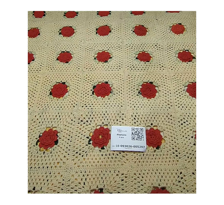 Afghans 4 pcs