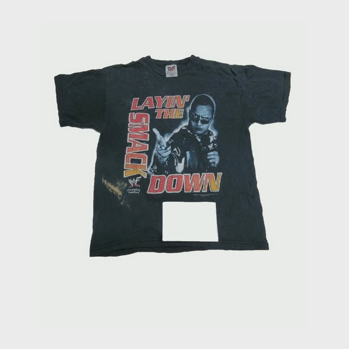 2001 WWF Layin The Smack Down Youth XL 1 pc