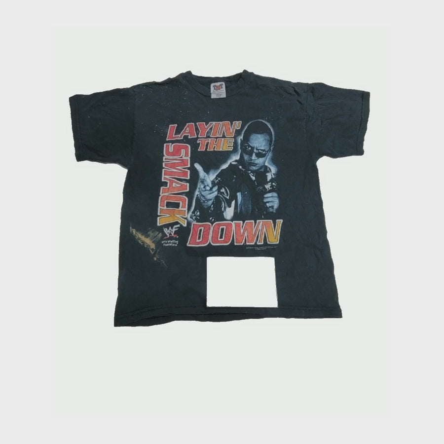 2001 WWF Layin The Smack Down Youth XL 1 pc