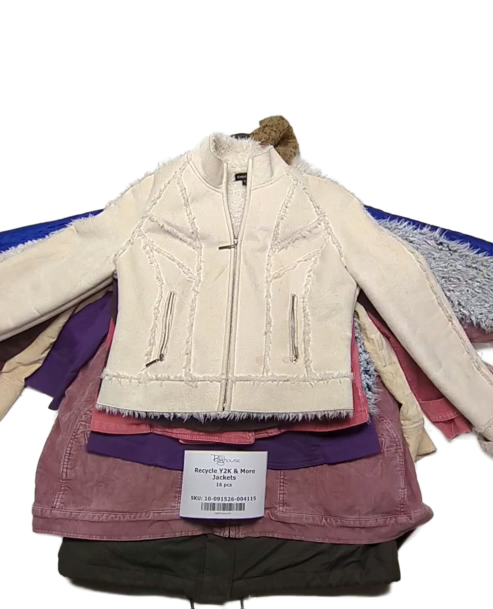 Recycle Y2K & More Jackets 16 pcs