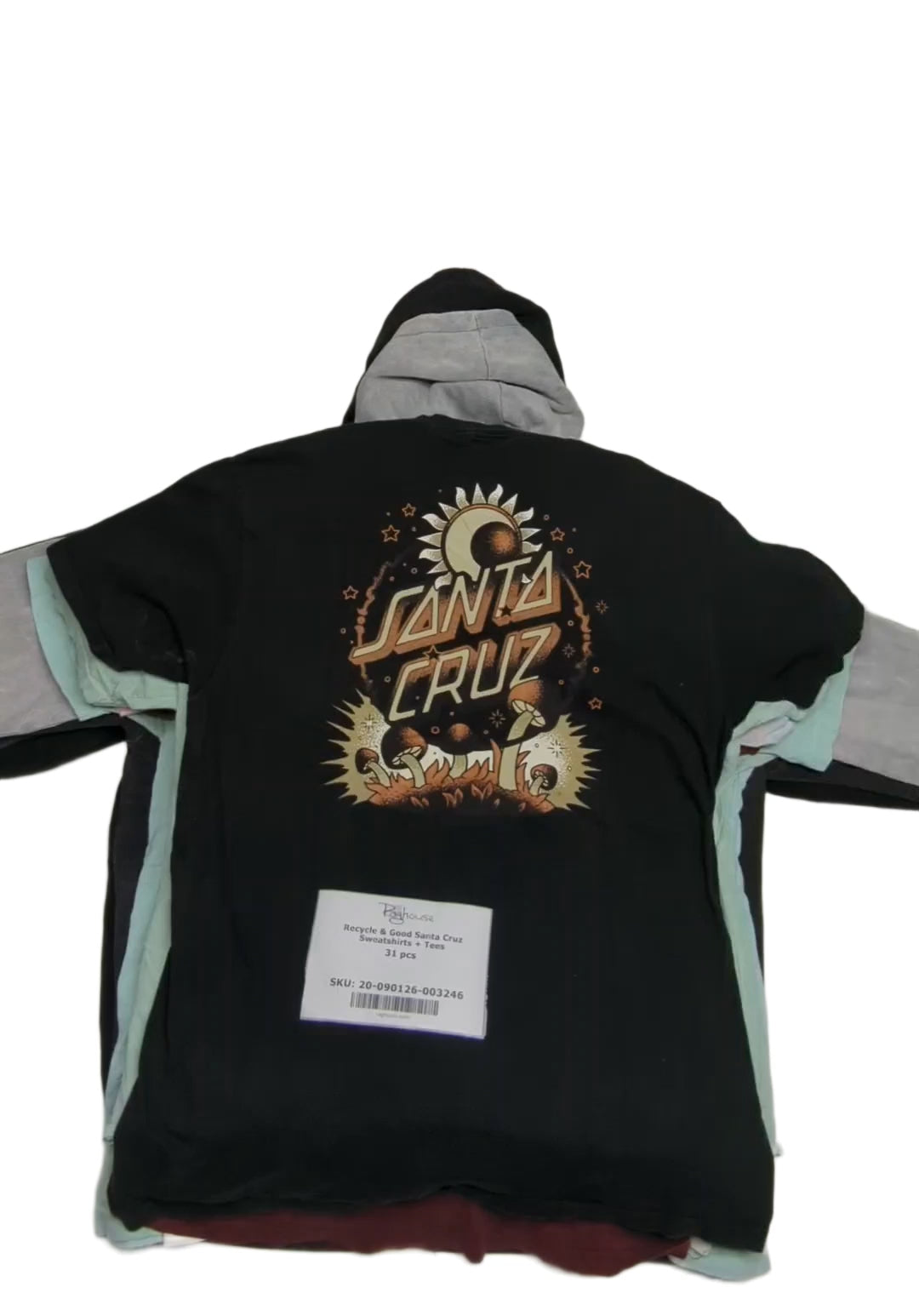 Recycle & Good Santa Cruz Sweatshirts + Tees 31 pcs