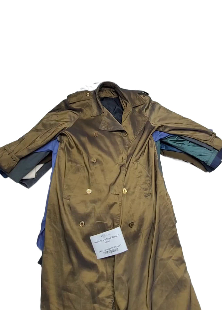 Recycle Vintage Trench 10 pcs
