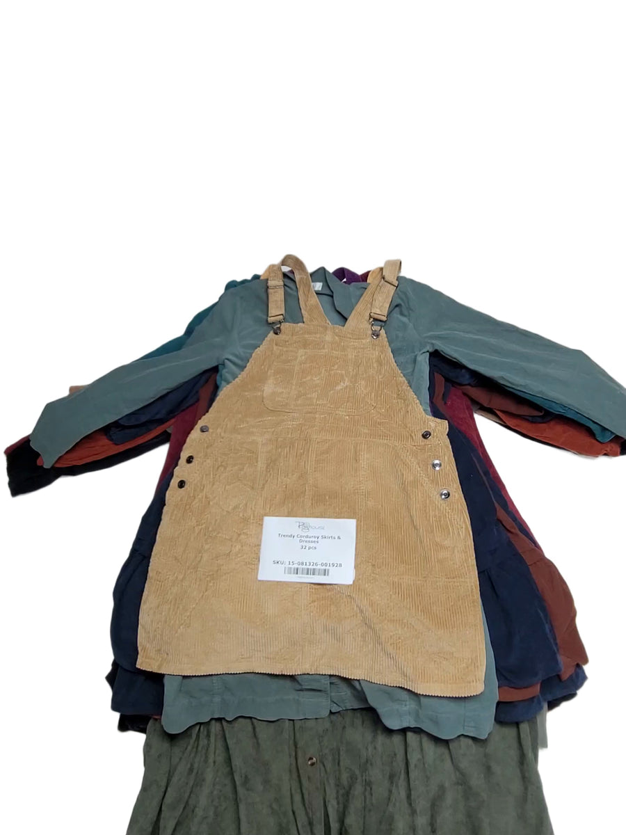 Trendy Corduroy Skirts & Dresses 32 pcs