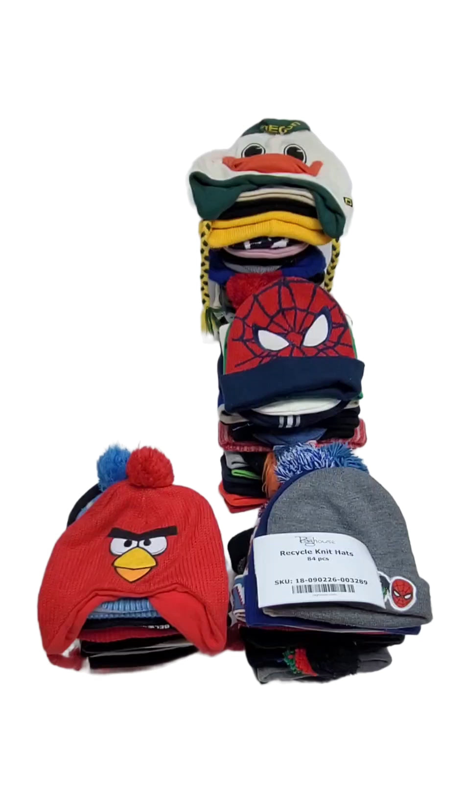 Recycle Knit Hats 84 pcs