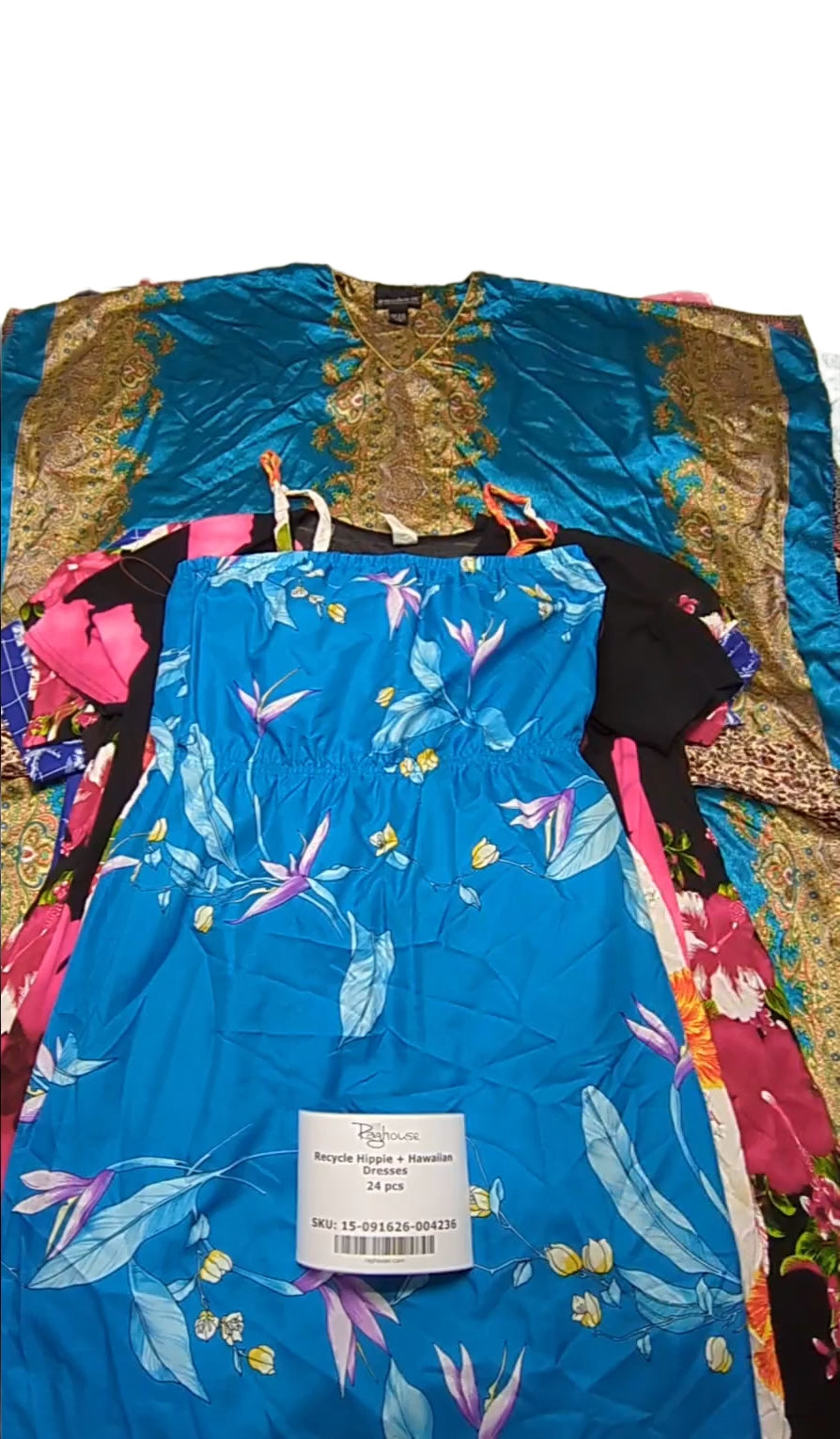 Recycle Hippie + Hawaiian Dresses 24 pcs