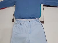 Recycle Granny High Waist Denim & Cardigan Sweatshirts 20 pcs