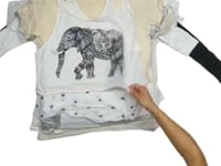 Dirty White Tees & Tops 111 pcs