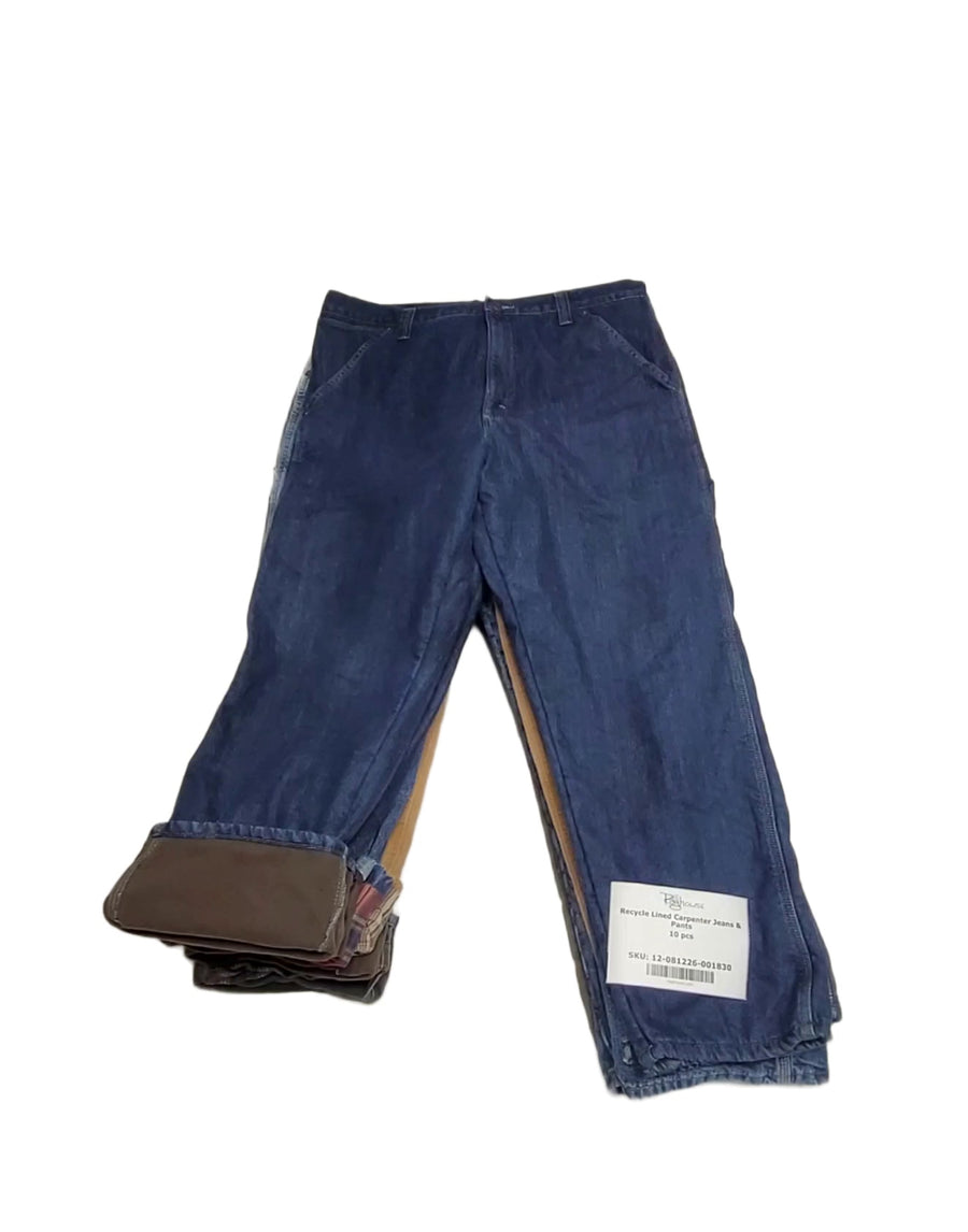 Recycle Lined Carpenter Jeans & Pants 10 pcs