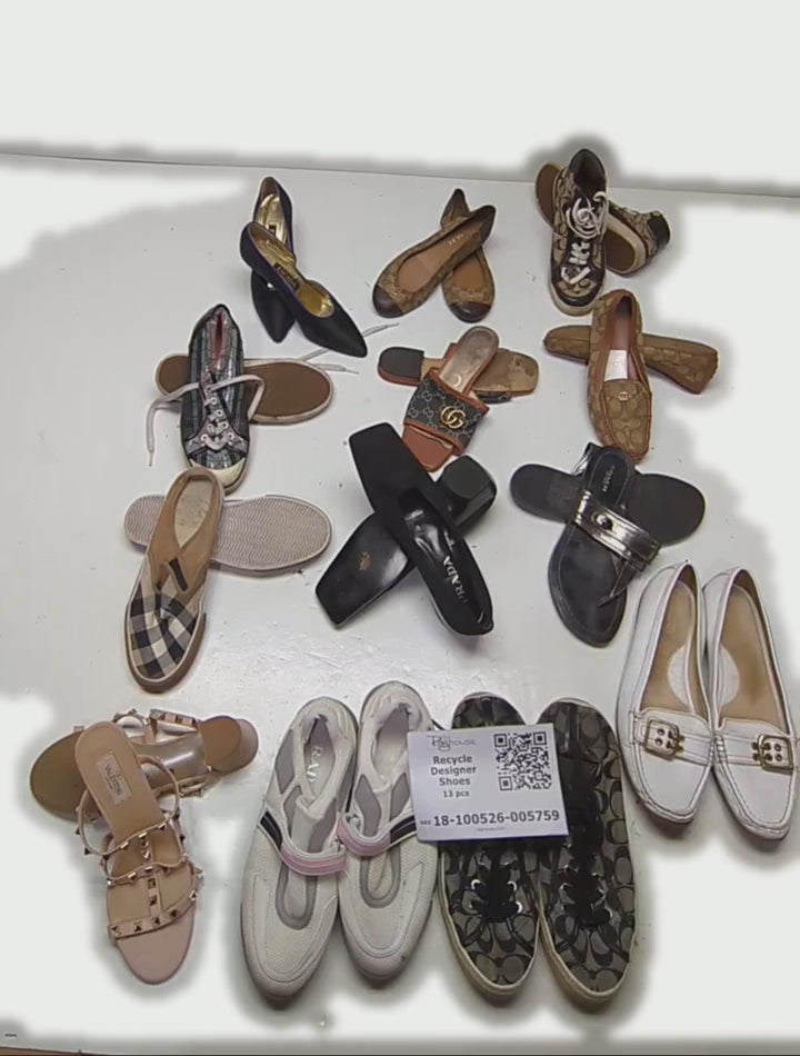 Recycle Designer Shoes 13 pcs