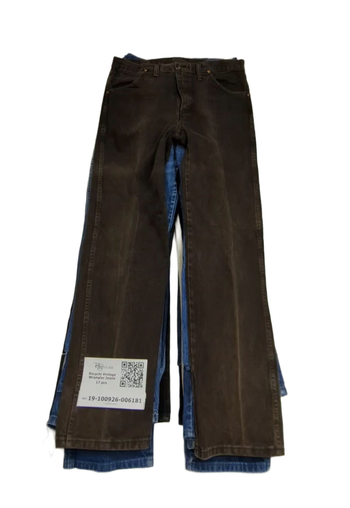Recycle Vintage Wrangler Jeans 17 pcs