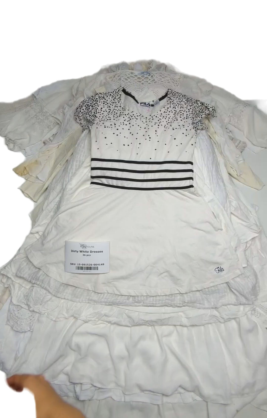 Dirty White Dresses 36 pcs