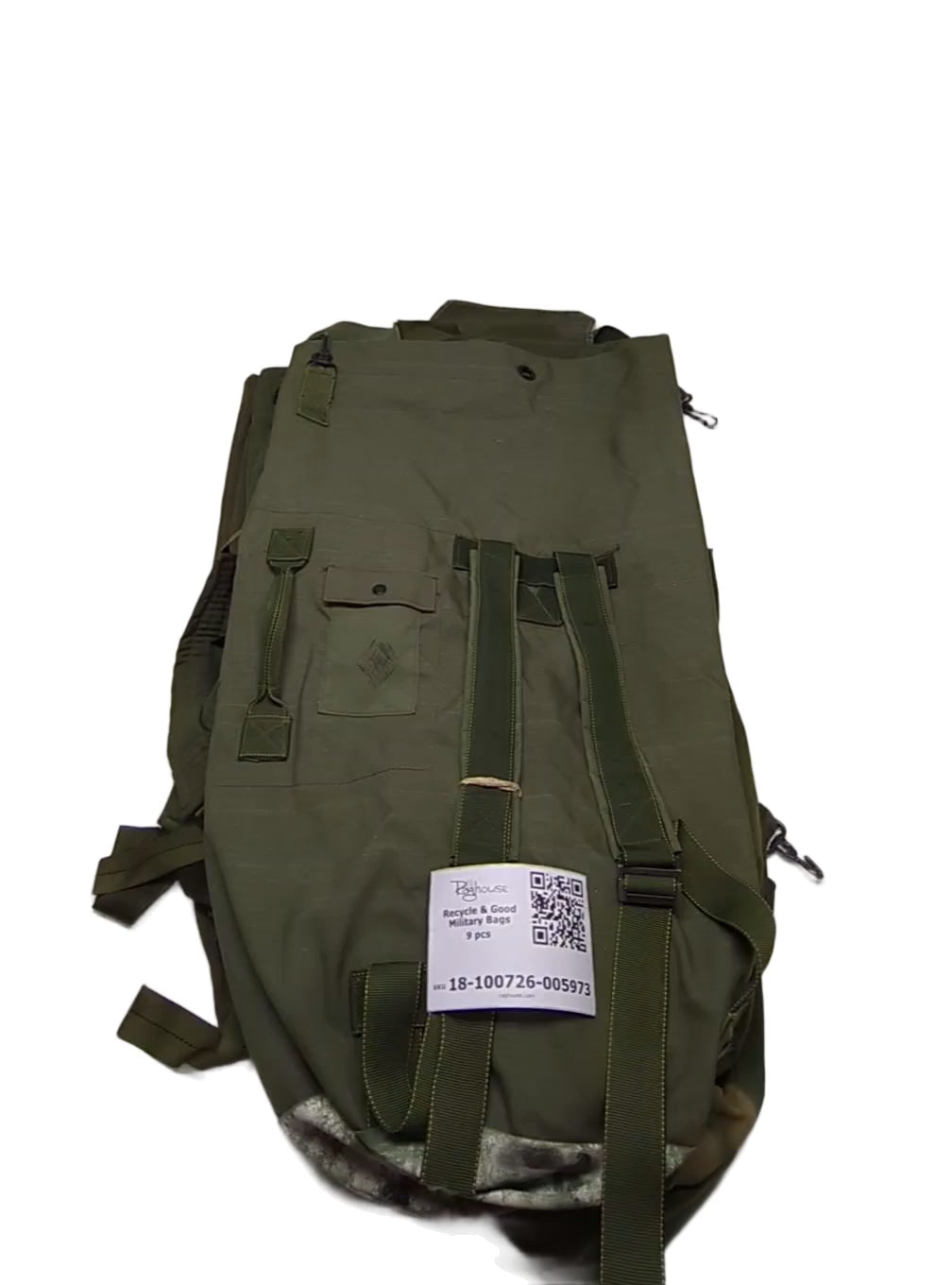Recycle & Good Military Bags 9 pcs