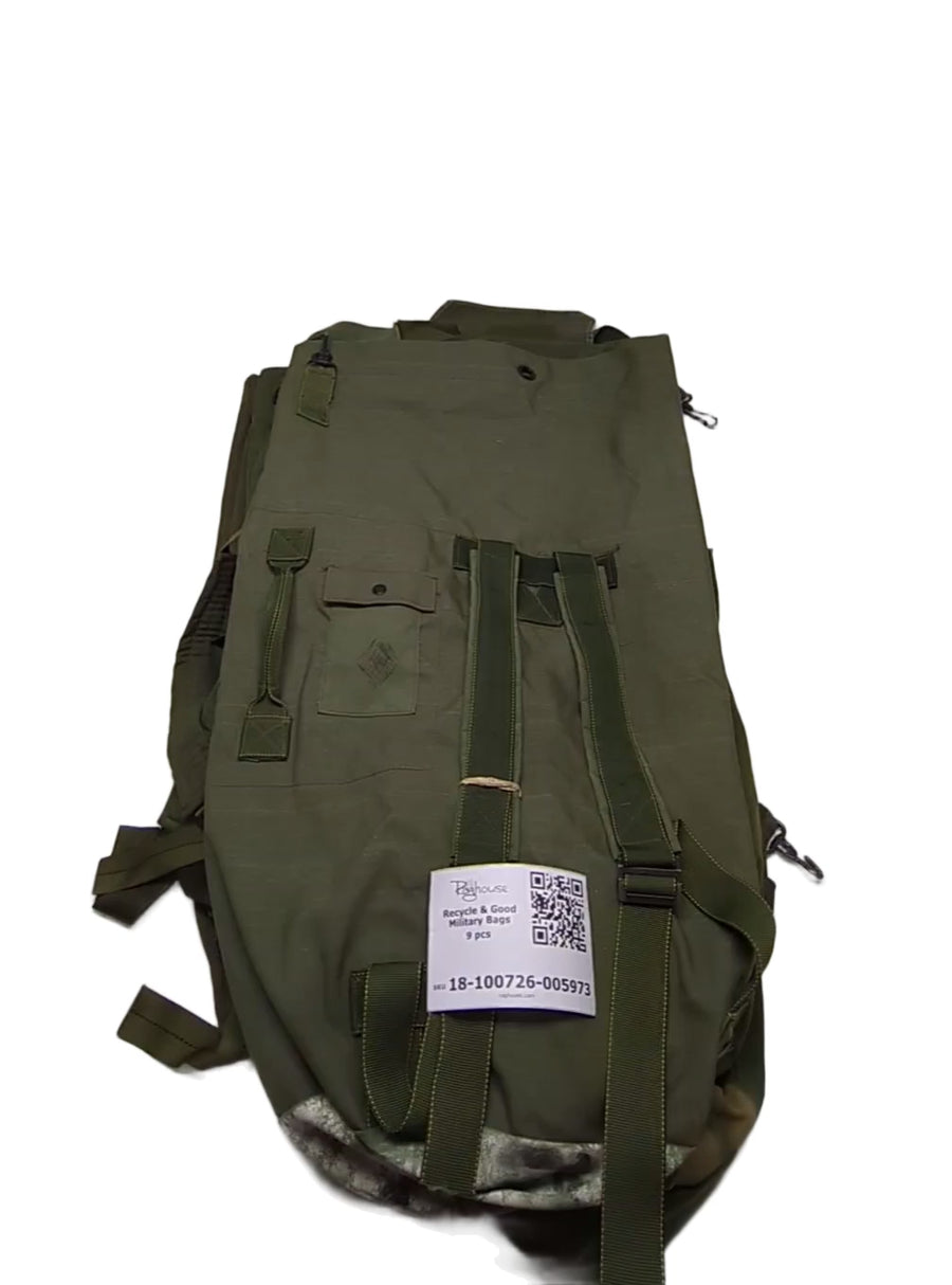Recycle & Good Military Bags 9 pcs