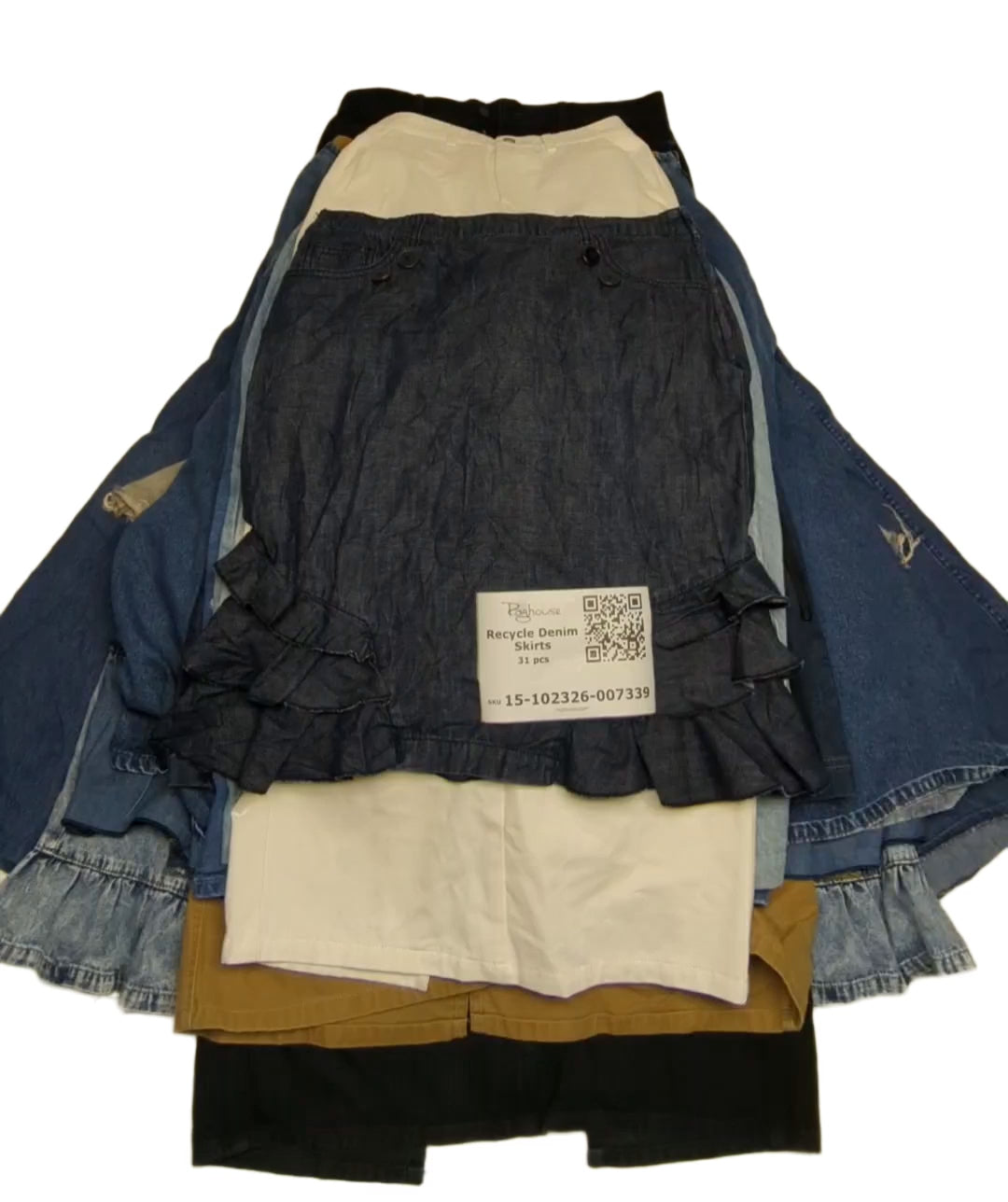 Recycle Denim Skirts 31 pcs