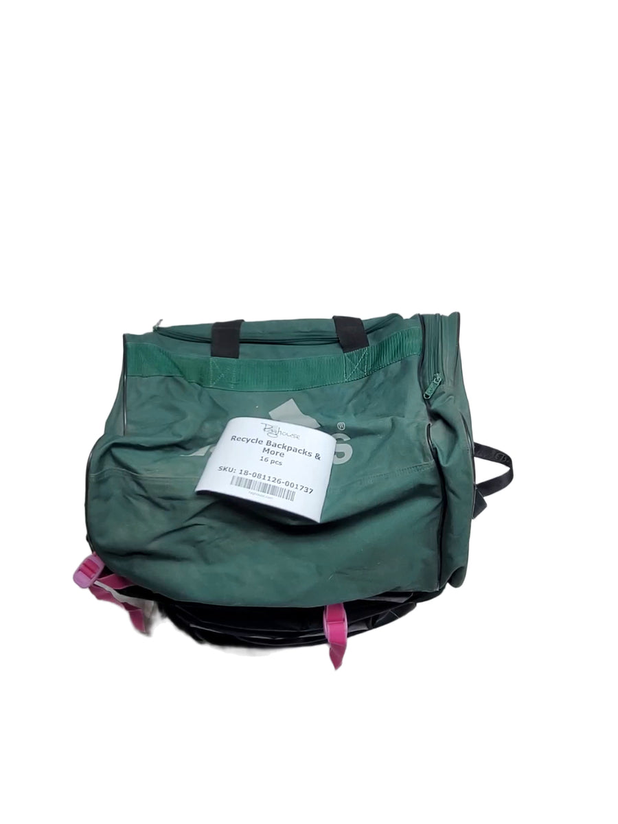 Recycle Backpacks & More 16 pcs