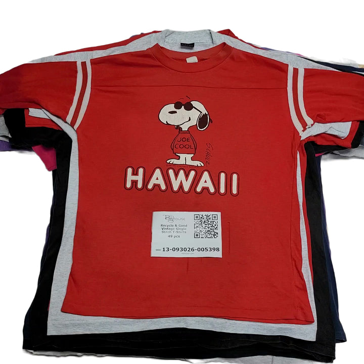 Recycle & Good Vintage Single Stitch T-Shirts 49 pcs