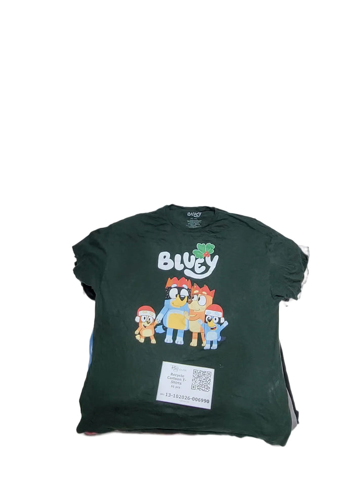 Recycle Cartoon T-Shirts 61 pcs