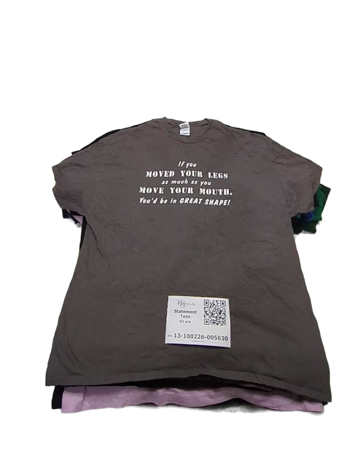 Statement Tees 63 pcs