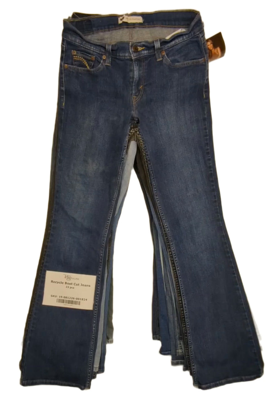 Recycle Boot Cut Jeans 23 pcs