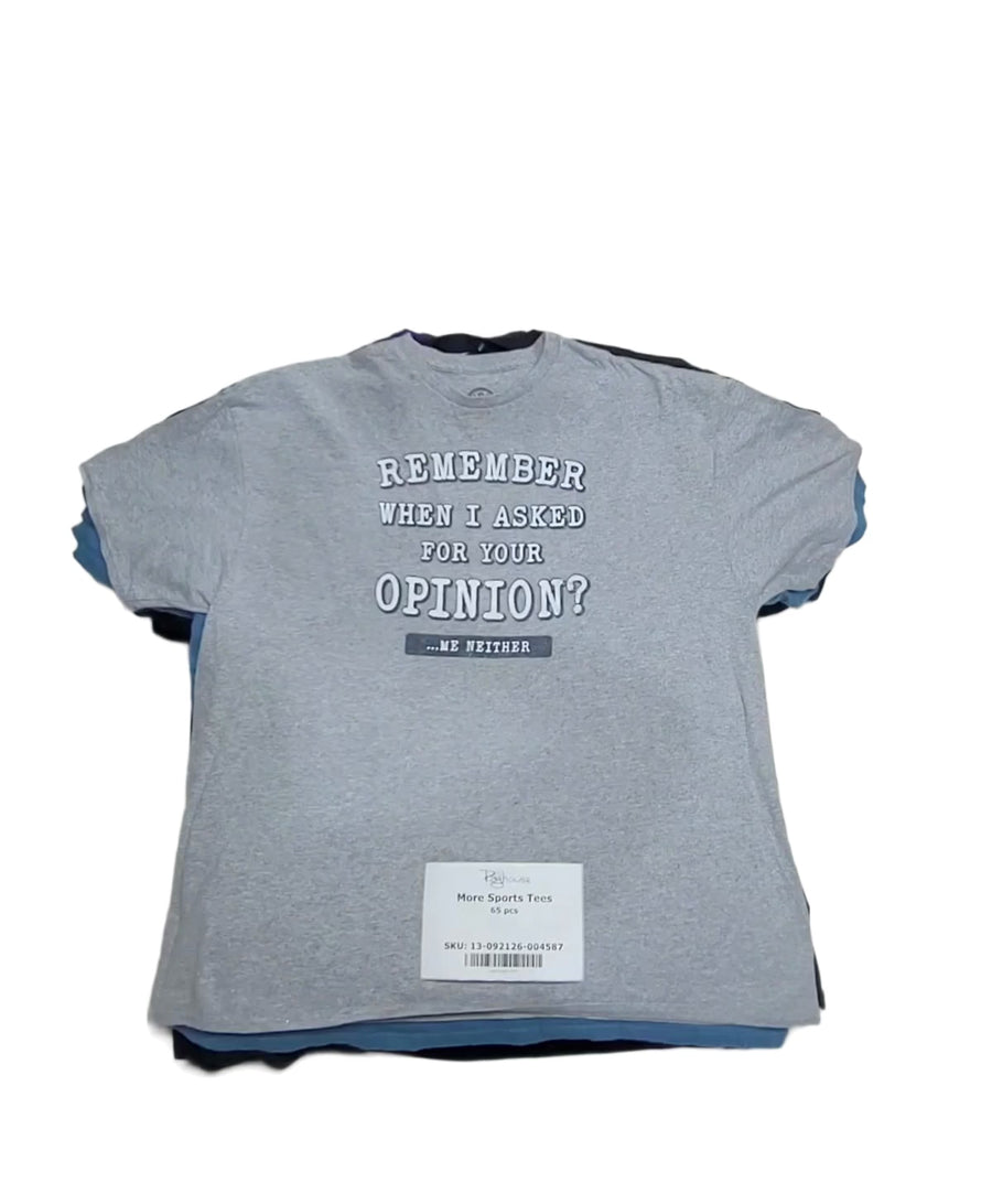 More Sports Tees 65 pcs
