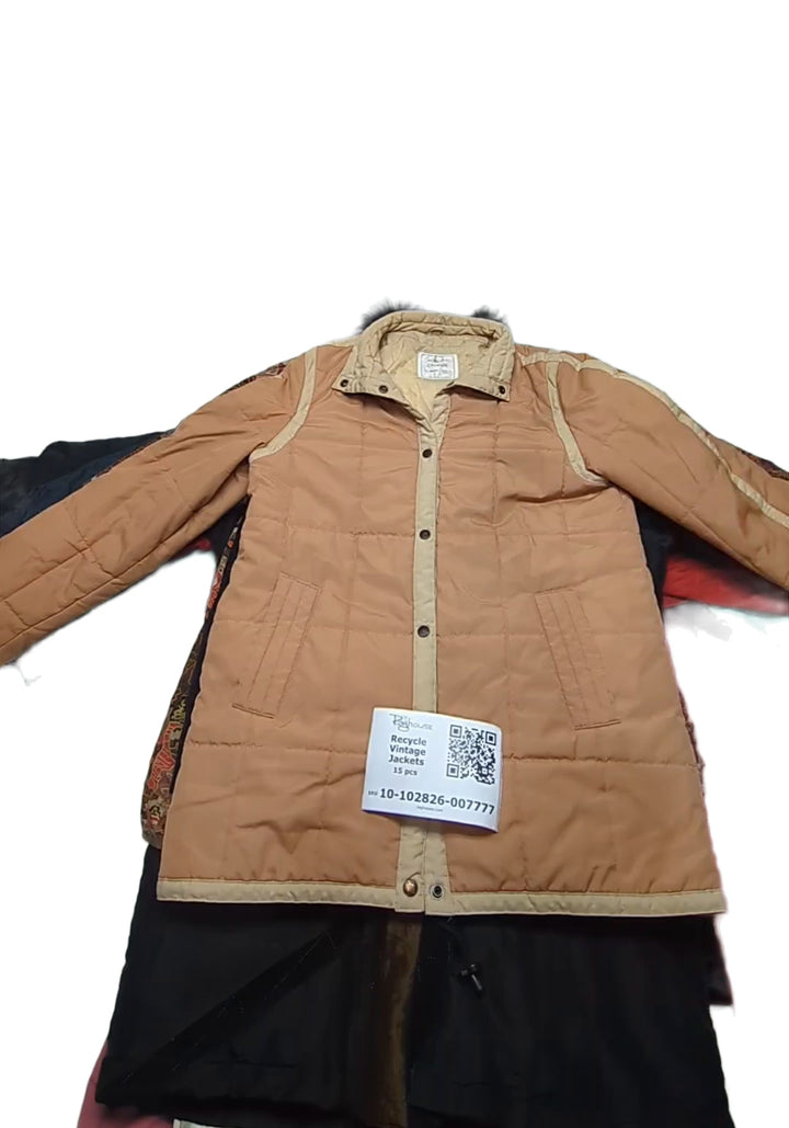 Recycle Vintage Jackets 15 pcs